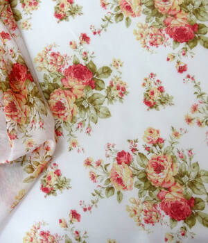 батист, букет красный