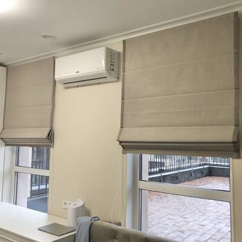 Парные римские шторы