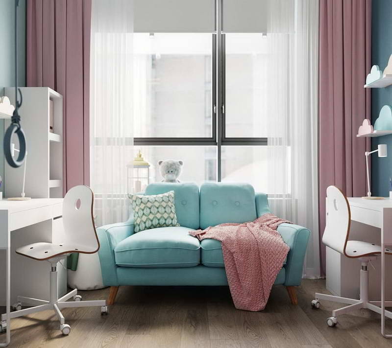 Шторы в детскую комнату